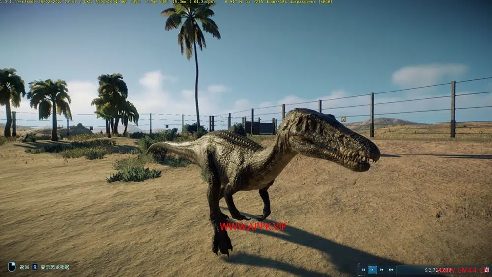 侏罗纪世界进化2(Jurassic World Evolution 2)简中|PC|修改器|MOD|恐龙公园模拟经营游戏202308130357575.webpGM44游戏资源网