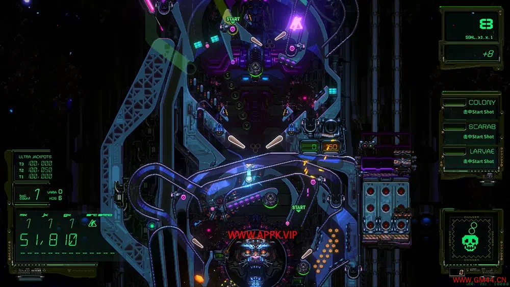 异种弹珠(XENOTILT：HOSTILE PINBALL ACTION)简中|PC|PUZ|休闲益智弹珠台游戏2024043006235780.webpGM44游戏资源网