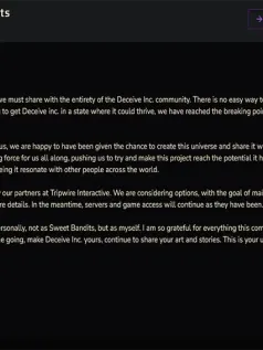 《欺骗公司》开发商Sweet Bandits Studios宣布关闭