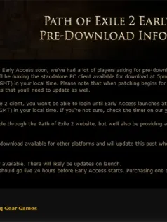 《流放之路2》12月5日提供独立客户端下载 后天开启抢先体验