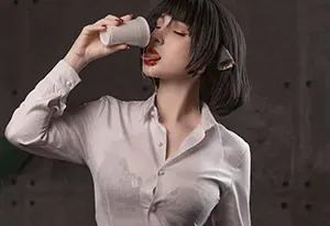 俄美女COS《英雄联盟》女警凯特琳美图欣赏