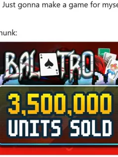 最火爆游戏《小丑牌》全球所有平台销量超350万份