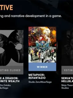 TGA 2024：《暗喻幻想》获最佳叙事游戏奖