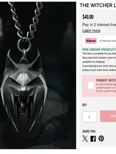 《巫师4》“希里”猞猁徽章周边开售 售价40美元
