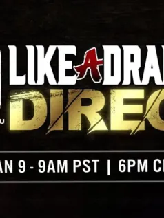 RGG宣布1月10日举行直播 重点介绍《如龙8外传》