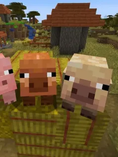 《我的世界》新增变种猪、落叶及野花等新内容