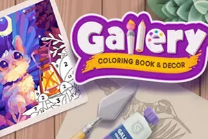 画廊涂色本和装饰(Gallery: Coloring book & decor)填色装饰益智休闲游戏|下载
