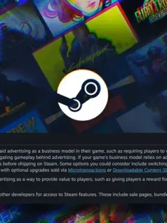 V社实施Steam新规 严禁强迫玩家看广告的游戏