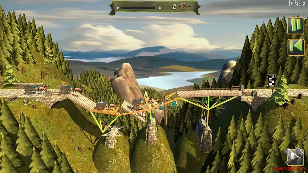 桥梁构造者中世纪/桥梁建造益智游戏 Bridge Constructor Medieval 下载