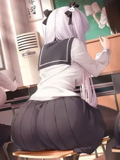 教师 学习 水手服 长发 短裙 黑丝 卡通动漫手机壁纸