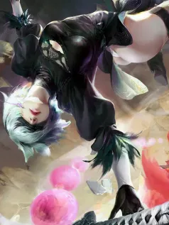 2B小姐姐 游戏 银发 黑衣 高清动漫手机壁纸