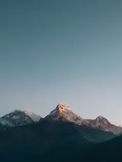 雪山之巅 静谧时光 唯美高山风光手机壁纸