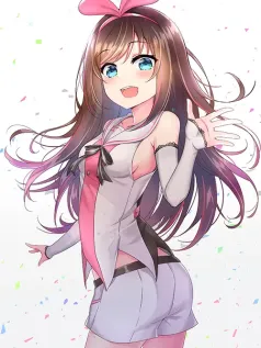 爱酱的甜美微笑：Kizuna AI手机壁纸