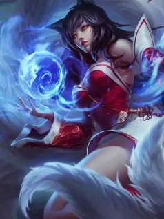 九尾妖狐阿狸 英雄联盟中的魅惑之影 高清手机壁纸