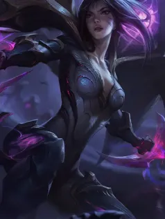 虚空女皇卡莎 紫焰裂空 猎杀时刻 高清手机壁纸