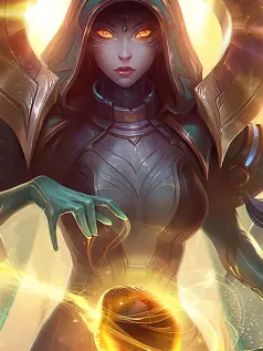 智慧领主辛德拉 金芒织网 暗影控场 高清手机壁纸