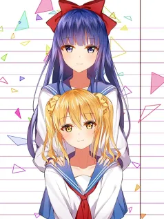 青春手账里的水手服物语 双生少女治愈邂逅 日系校园风手机壁纸