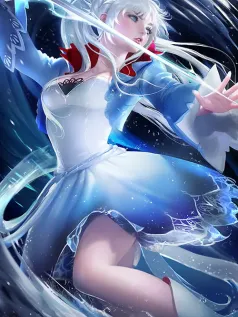 冰晶旋舞 永冬之誓 白发魔女暗黑幻想壁纸