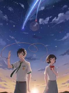 星夜绳结 遥望天际 青春校园治愈系星空手机壁纸