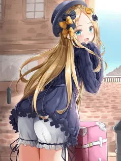 欧式街角的俏蕾丝 金发少女旅行日记手机壁纸