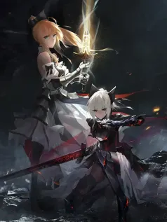 双生骑士的暗夜誓约 光与影交织的骑士挽歌手机壁纸