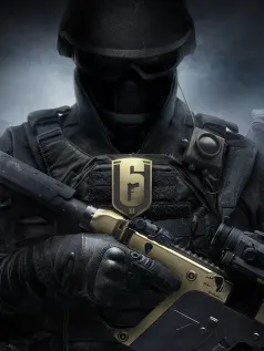 暗影特勤的战术图腾 骷髅徽章与金枪肃杀气场手机壁纸