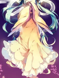 月下枫语的甜梦协奏 双花少女与流光裙摆的温柔遐思手机壁纸