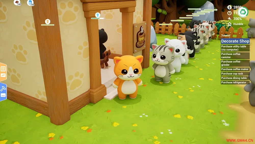 猫遇咖啡 / Bean Meets Paw 萌系温馨模拟经营游戏