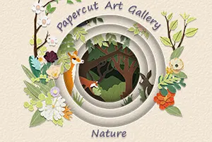 剪纸美术馆-自然 / Papercut Art Gallery Nature 休闲治愈拼图游戏20260811022148191.webpGM44游戏资源网