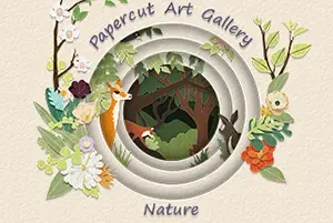 剪纸美术馆-自然 / Papercut Art Gallery Nature 休闲治愈拼图游戏